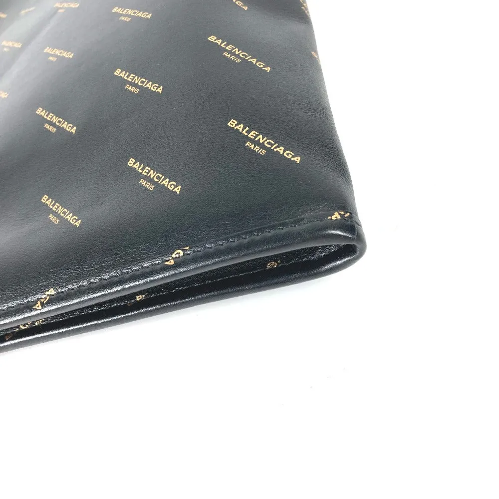BALENCIAGA Clutch bag 443658 leather black Bag Bazaar porch mens