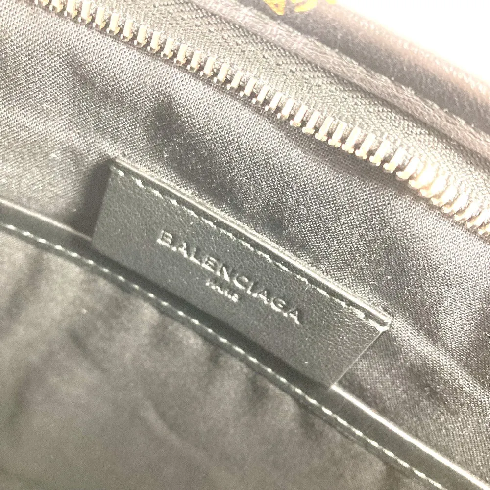 BALENCIAGA Clutch bag 443658 leather black Bag Bazaar porch mens