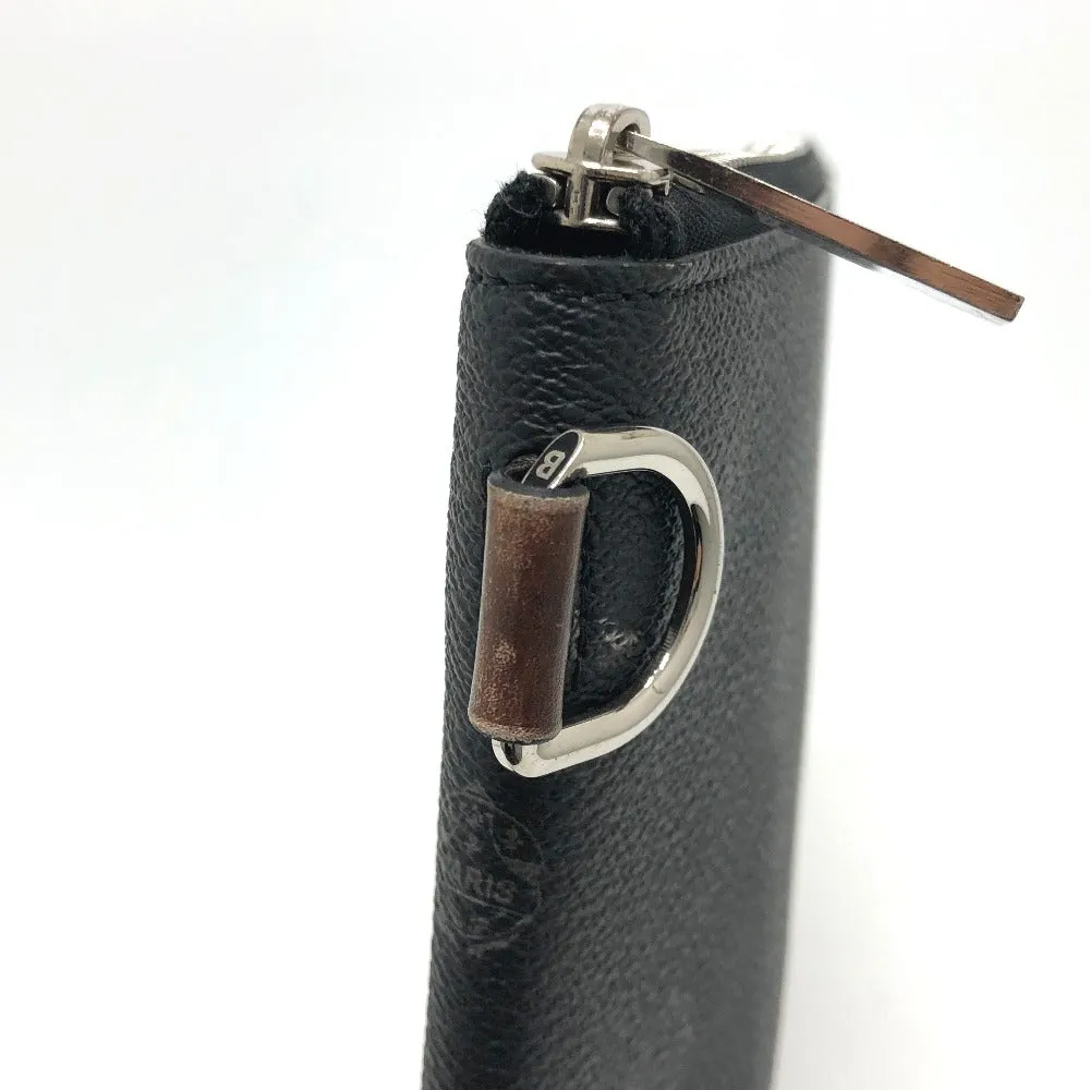 Berluti Clutch bag E1129 leather black Signature business bag mens Used Authentic