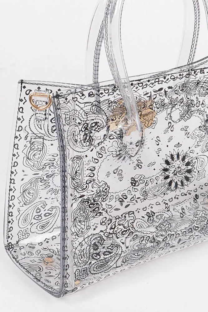 Clear Bandana Purse