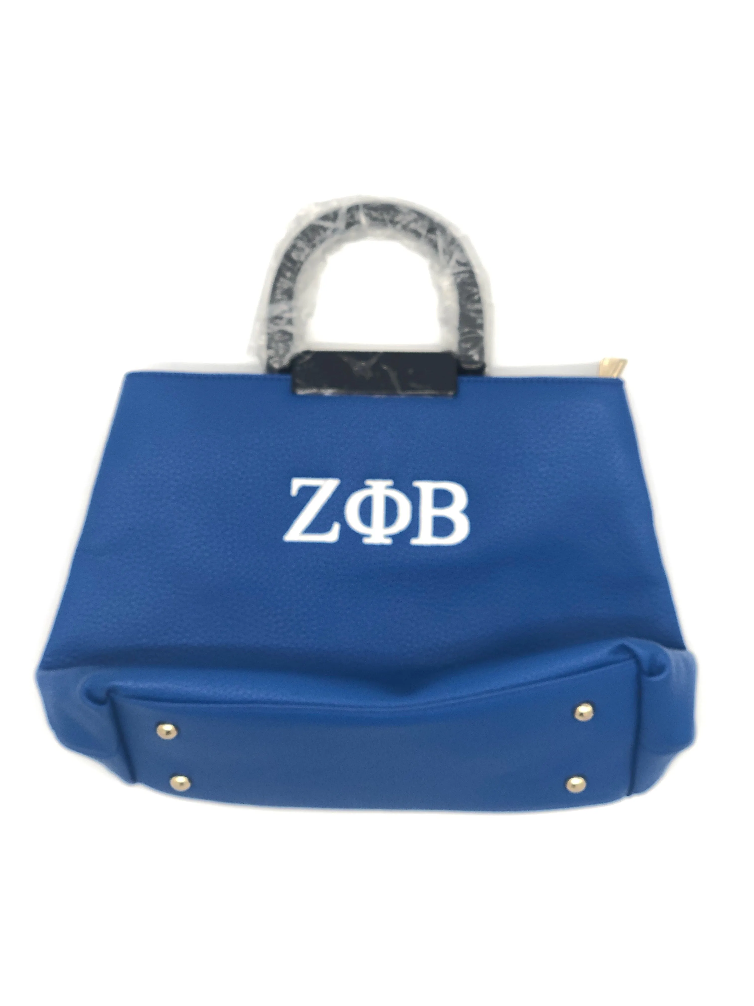 Embroidered Zeta Phi Beta Short Tote