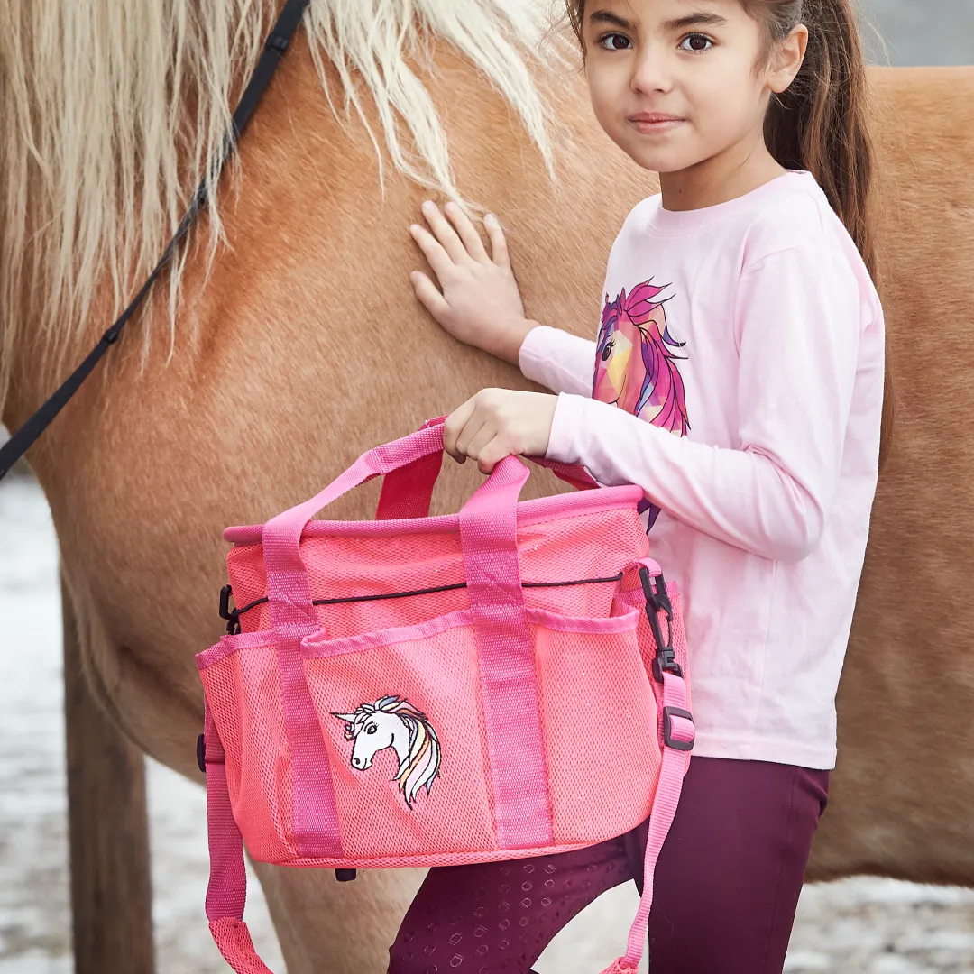 Equipage Glitter Unicorn Kids Grooming Bag