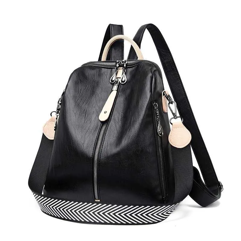 Fashion Women Backpack Soft Leather Backpack