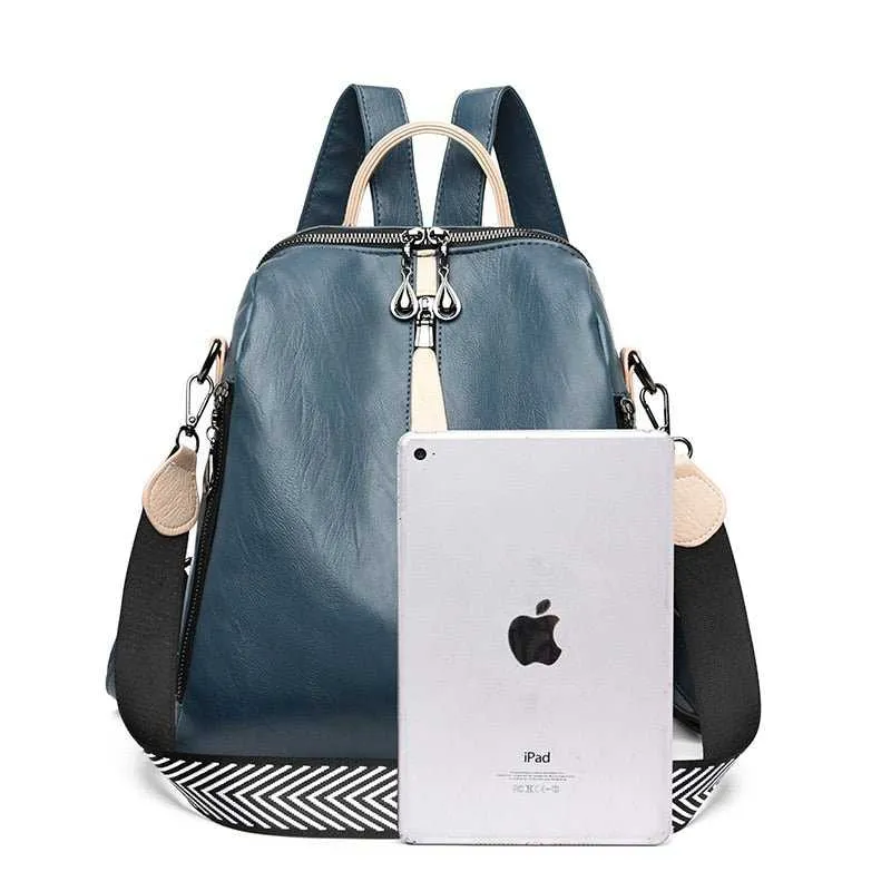Fashion Women Backpack Soft Leather Backpack