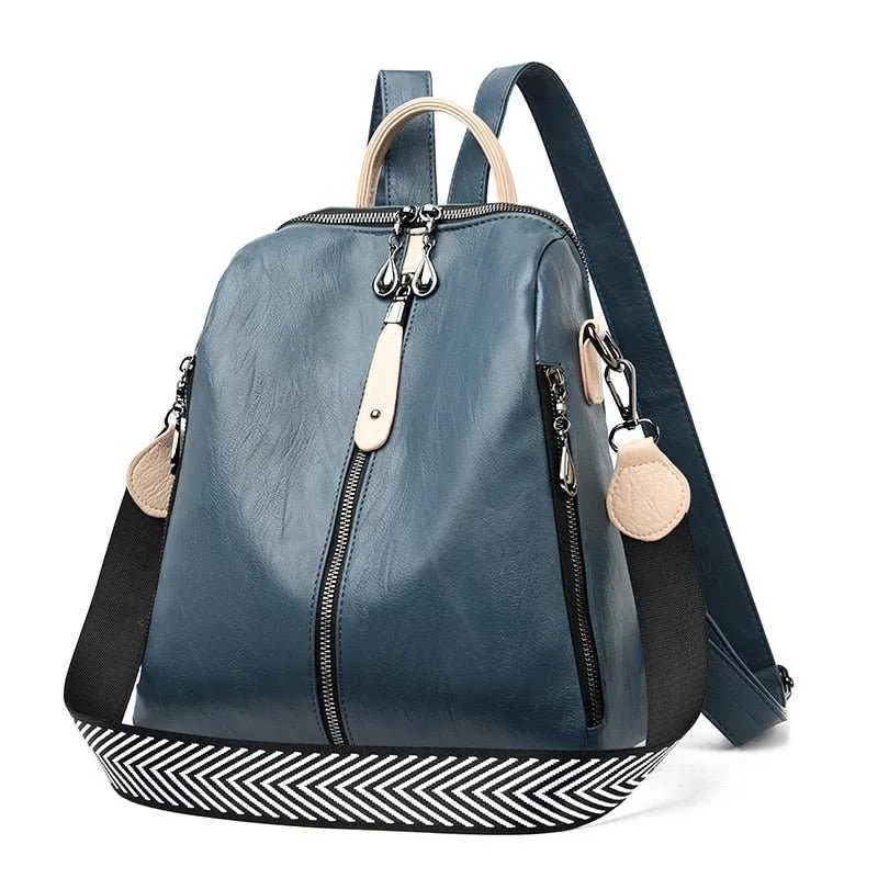 Fashion Women Backpack Soft Leather Backpack