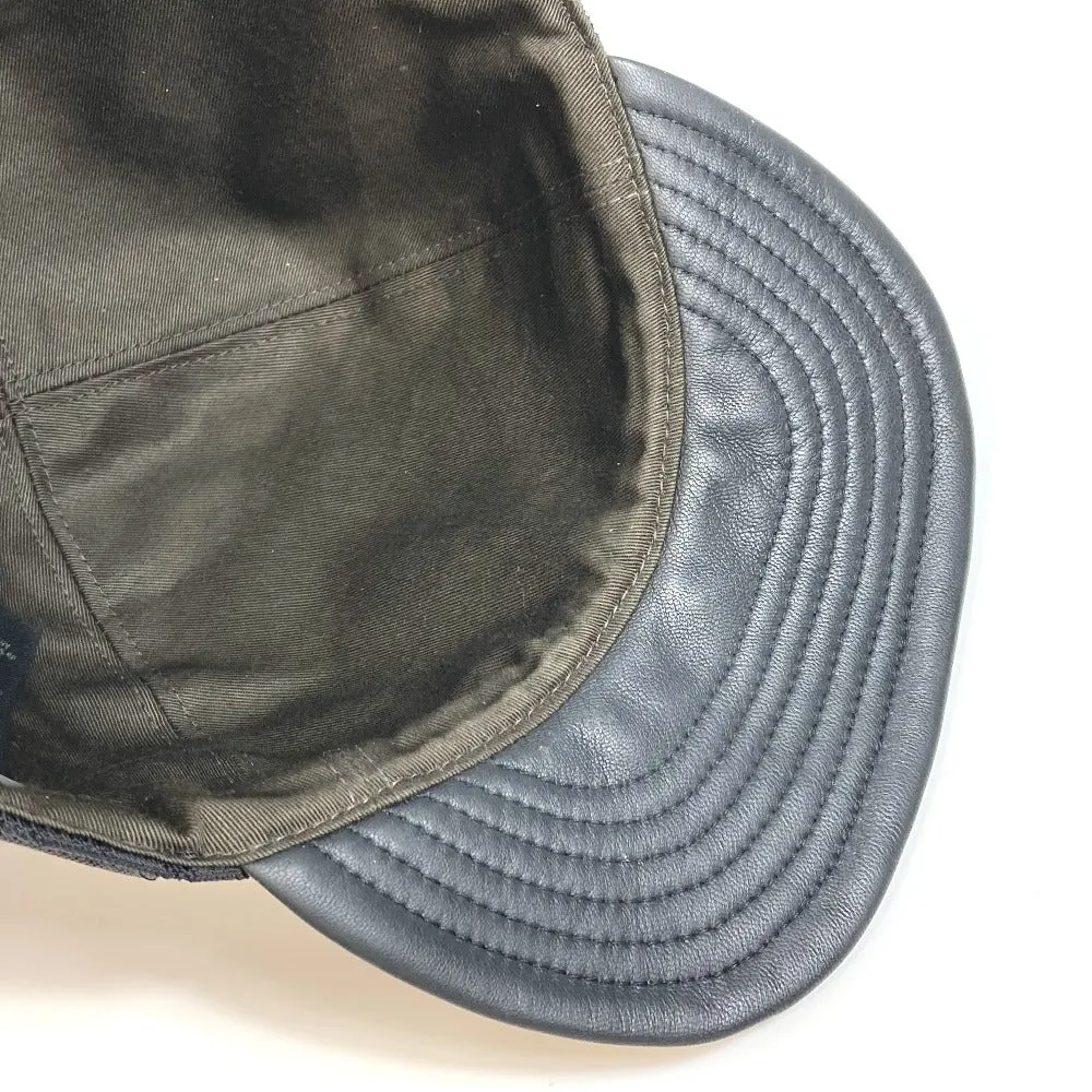 FENDI cap FZQ770 polyamide black Zucca unisex(Unisex) Used