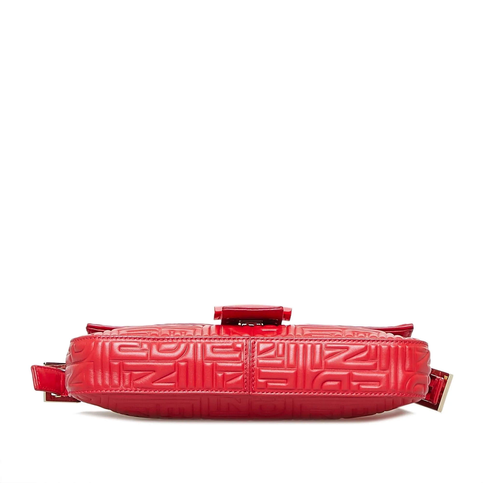 Fendi Embossed Leather Mamma Baguette (SHG-MZAgAO)