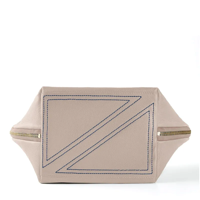 KUSSHI | Blush Pink Leather Makeup Bag