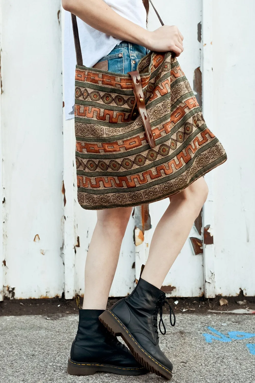 Montego Woven Shoulder Bag
