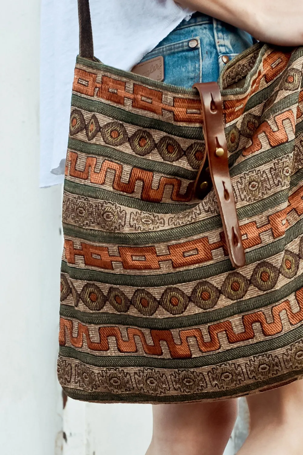 Montego Woven Shoulder Bag
