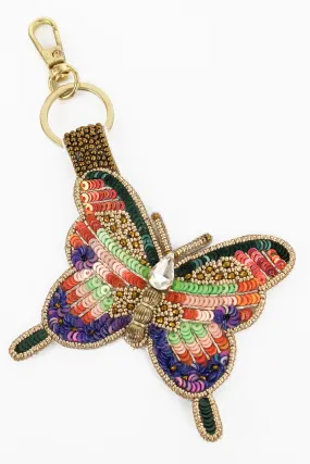 My Doris Jewelled Butterfly Keyring