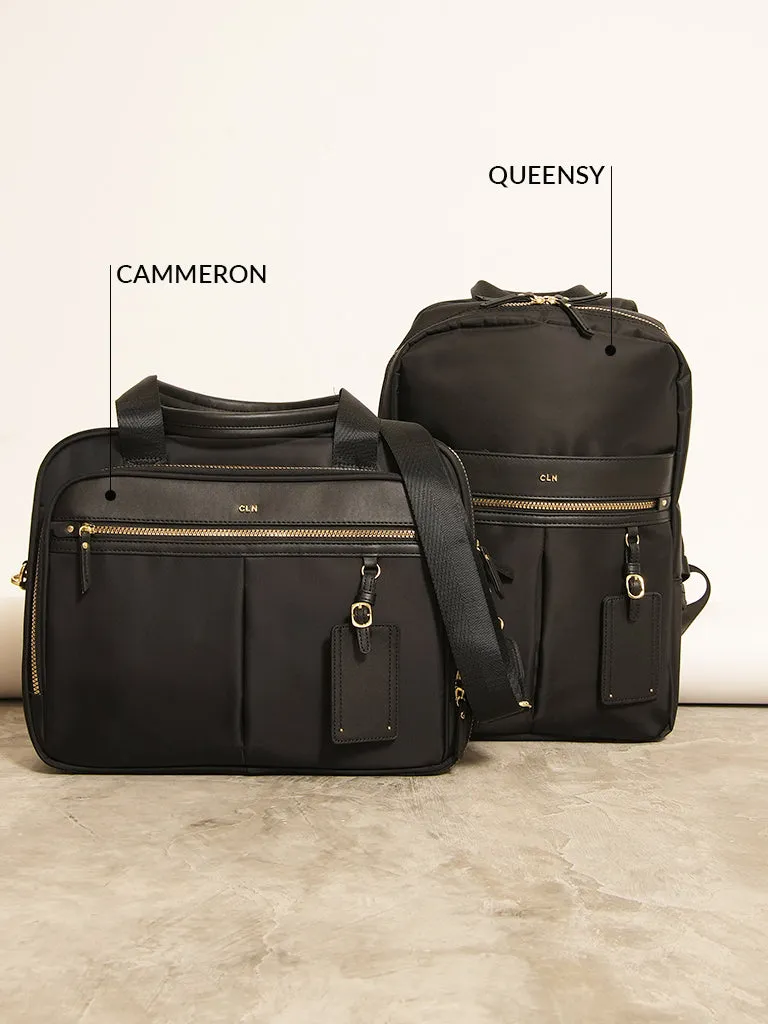 Certainly! Heres an optimized e-commerce product title with modifiers for the Queensy Laptop Bag:

Queensy Stylish and Durable Laptop Bag for Professionals - Water-Resistant, Spacious Compartments, Fits Up to 15.6-Inch Laptops