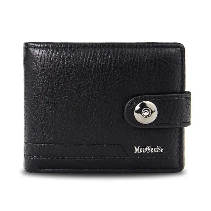 Retro Woven Pattern Leather Wallet - Elevate Your Everyday Style!