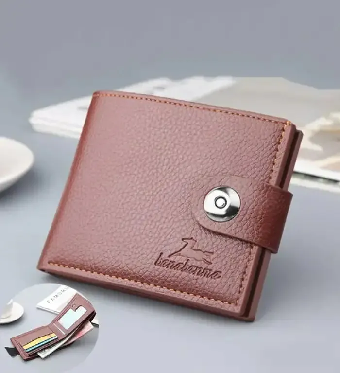 Retro Woven Pattern Leather Wallet - Elevate Your Everyday Style!