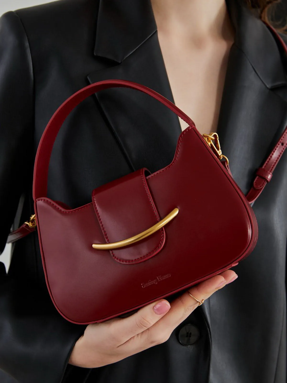 Smting | handle hobo bag