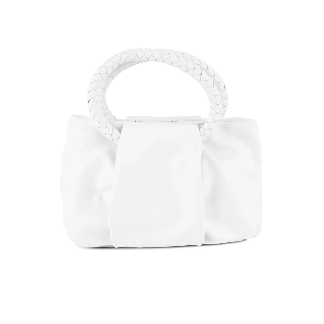 White Soft Handbag